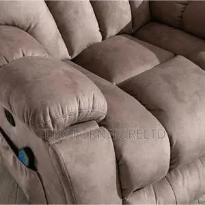 Recliner Sofa (Velvet Fabric) Accent