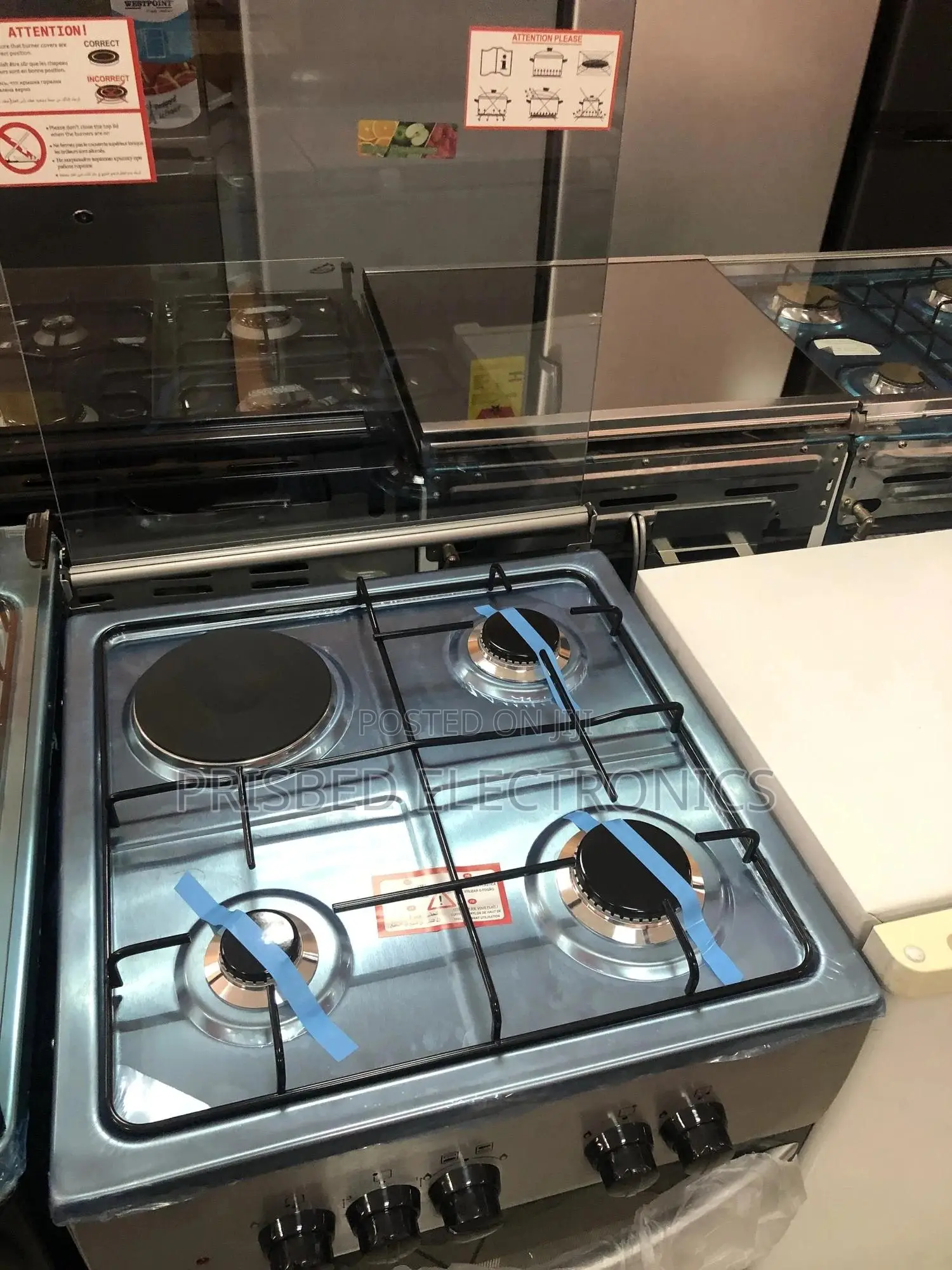 Westpoint 4burner Gas and Electric Cooker (3+1)
