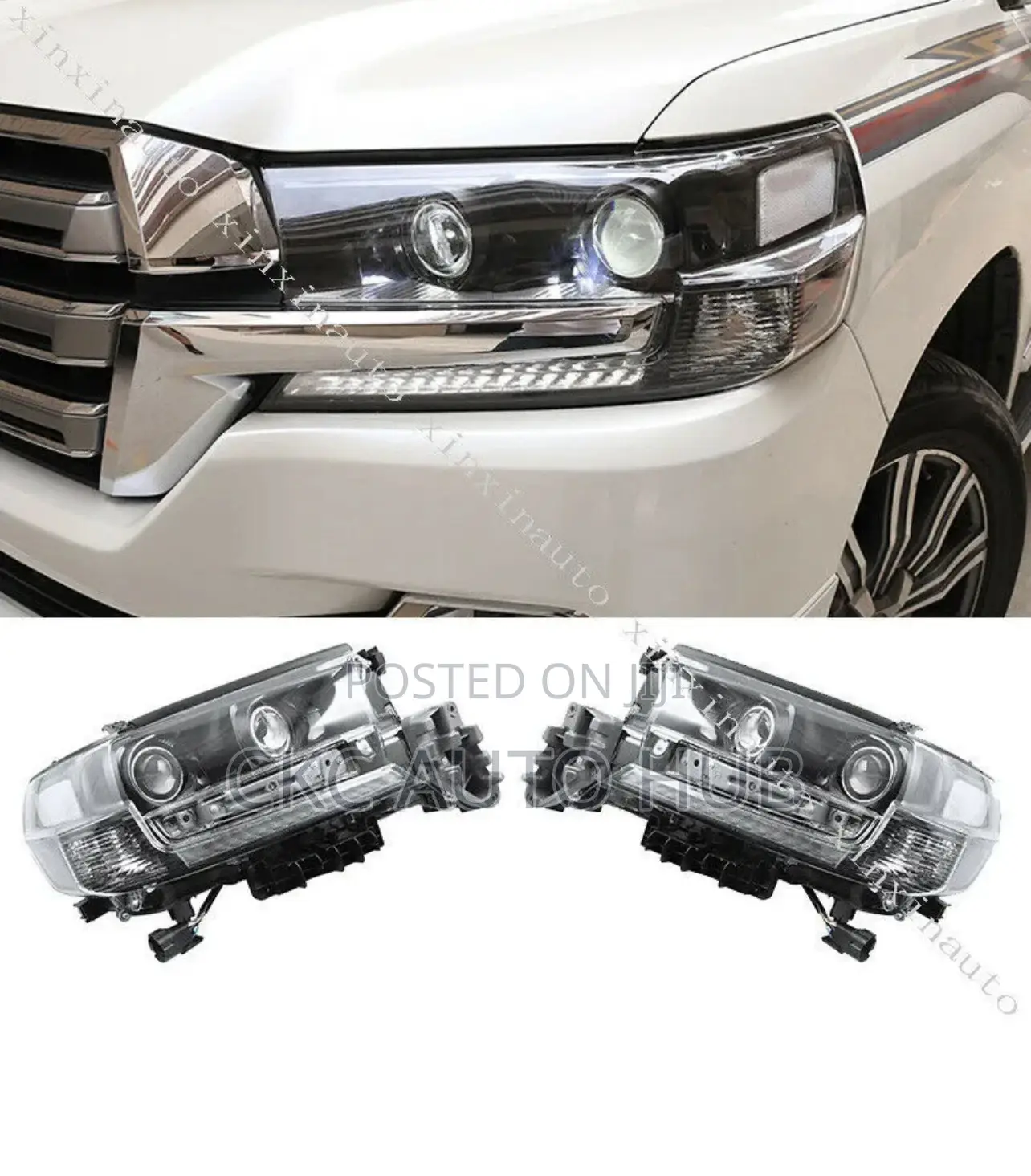 Land Cruiser 2018 2019 2020 Headlight Pair