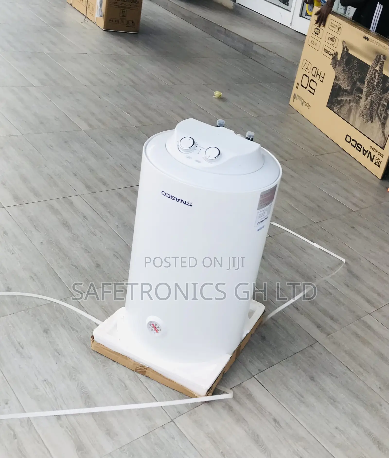 Durable (White) 50 Liters Nasco Water Heater 