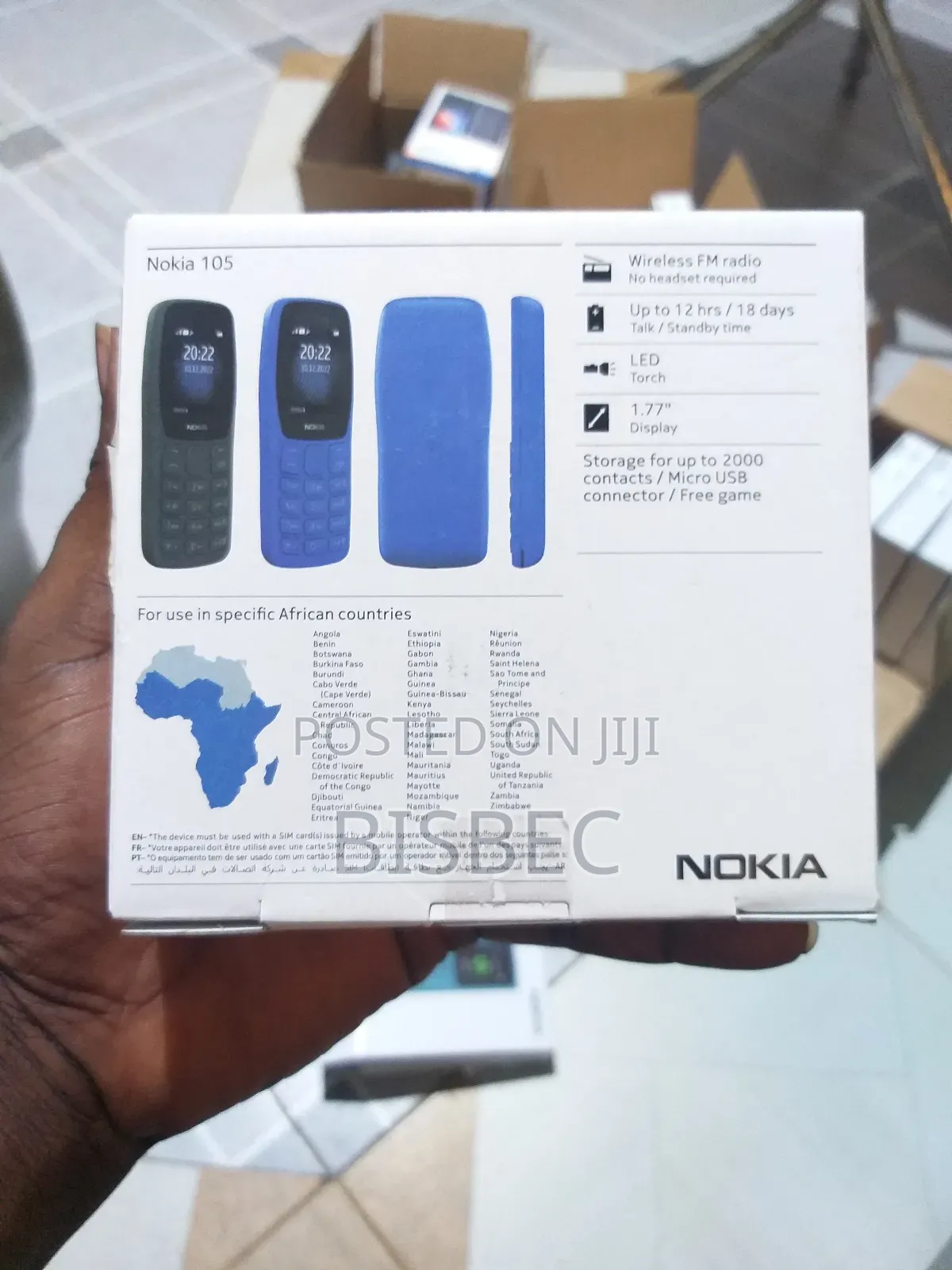 New Nokia 105 Black