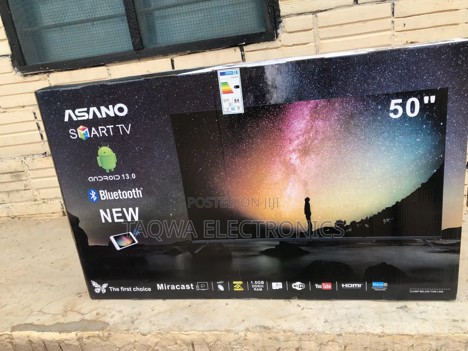 Original Asano 50inch Smart Tv