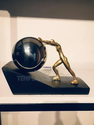 The Pushing Man Figurine