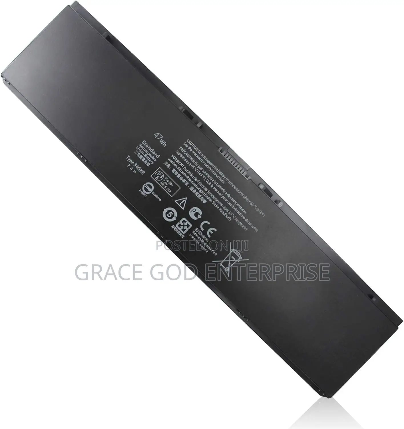 Original Dell E7440 Laptop Battery (34gkr)