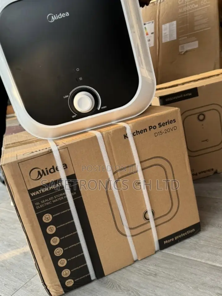 Lastest Midea White Water Heater 15 Liters