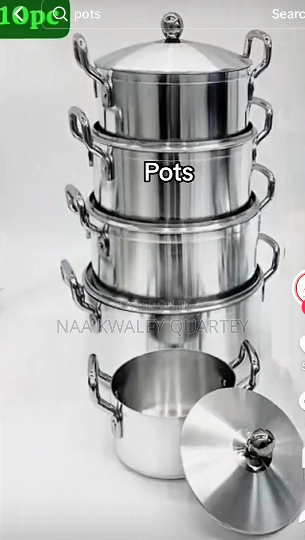 14pcs Aluminium Cookware Set