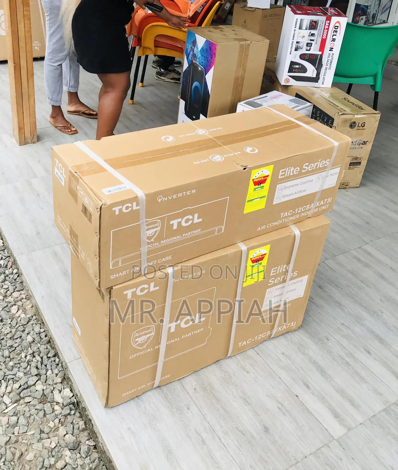 Energy Efficient TCL 2.0hp R410 Non Inverter Ac(White).