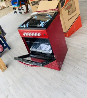 Check Out Reliable Volcano 50x50(Red)Gas Oven 4 Burner.