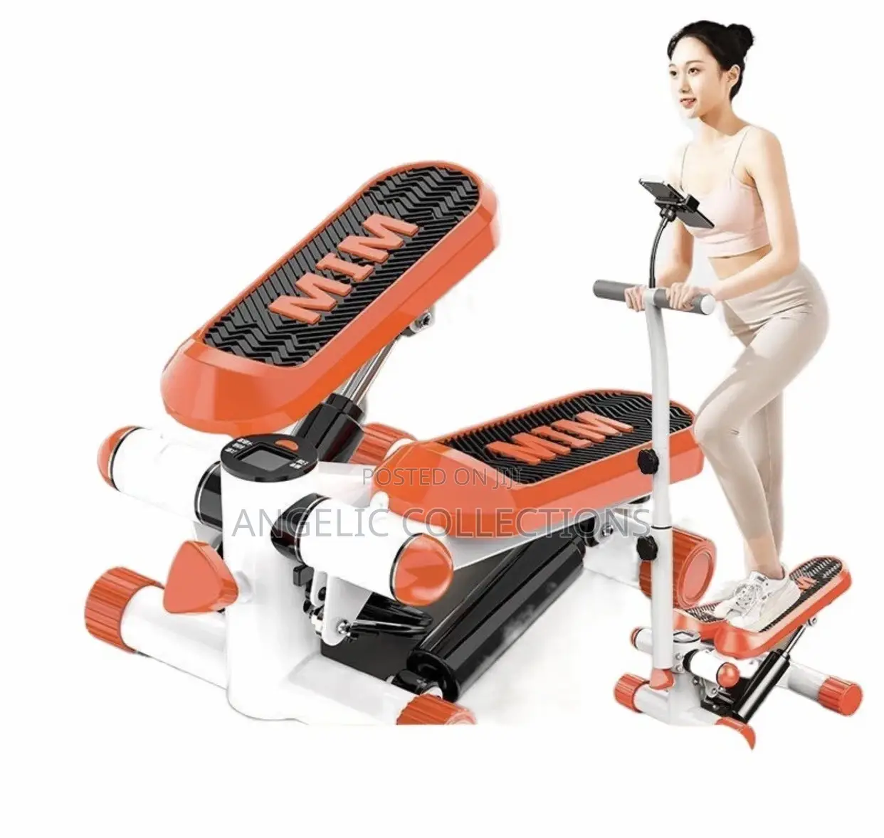 Mini Stepper With Bar , Resistance Band and Twisters