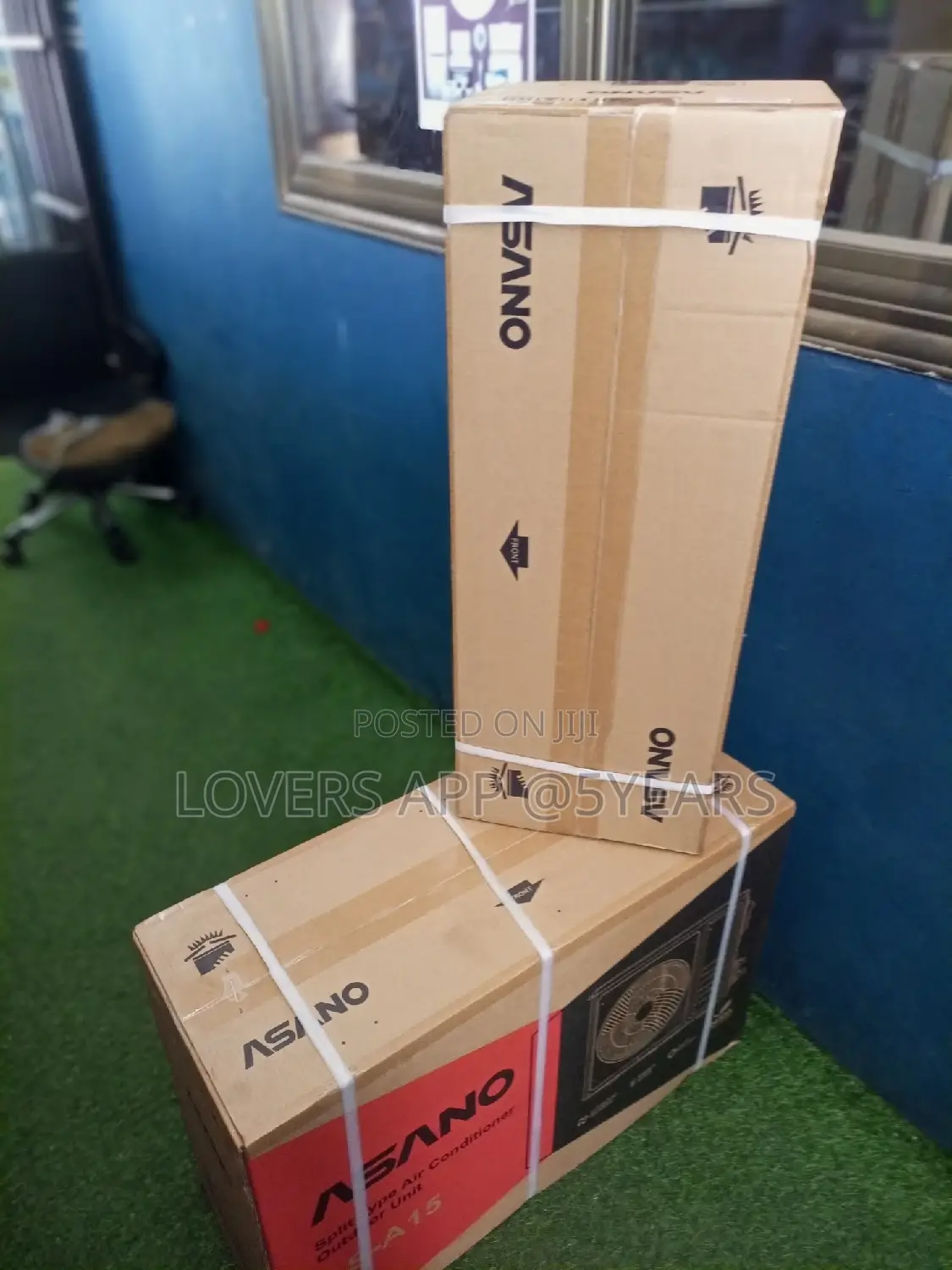 High Power AC Indoor Outdoor Unit 1.5hp Asano Air Condition