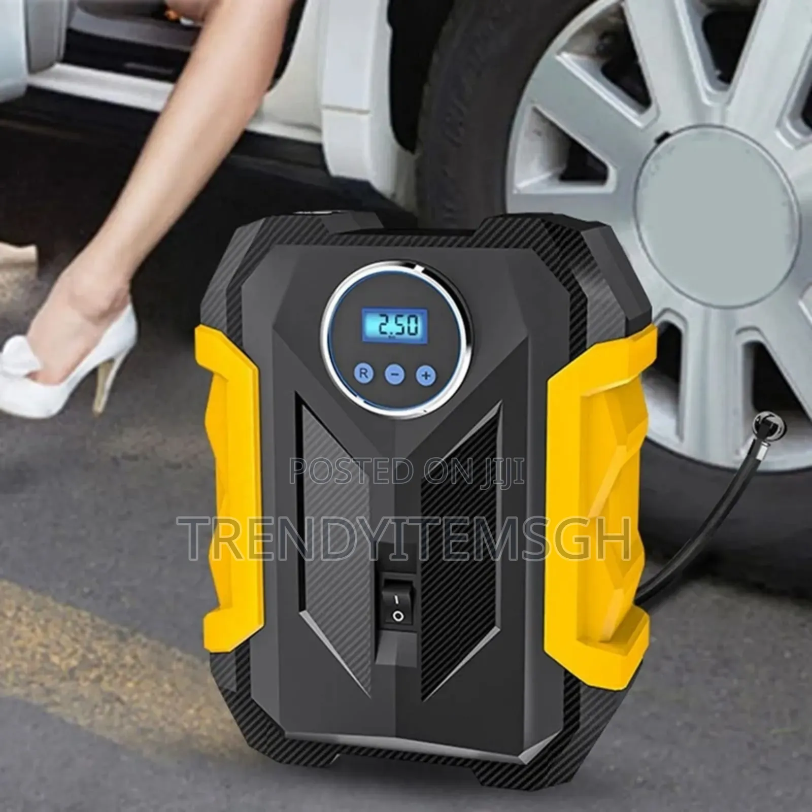 Portable Tire Inflator Air Compressor Car Pump