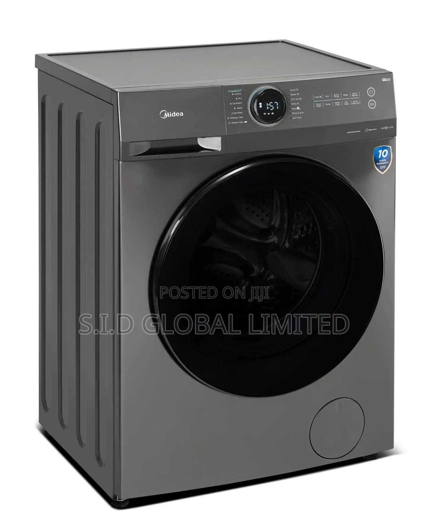 Adorable MIDEA-FRONT-LOAD--WASHING-MACHINE-MF200W120WB