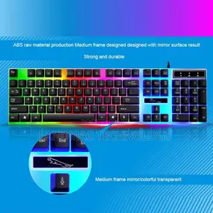 G21B USB Luminescent Mechanical Keyboard And Mouse Set Wired