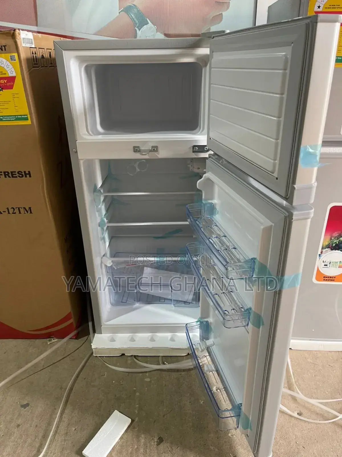 Zara 95 Litre Double Door Fridge With Top Freezer