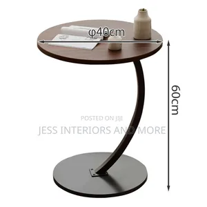 C-Shaped Side Table