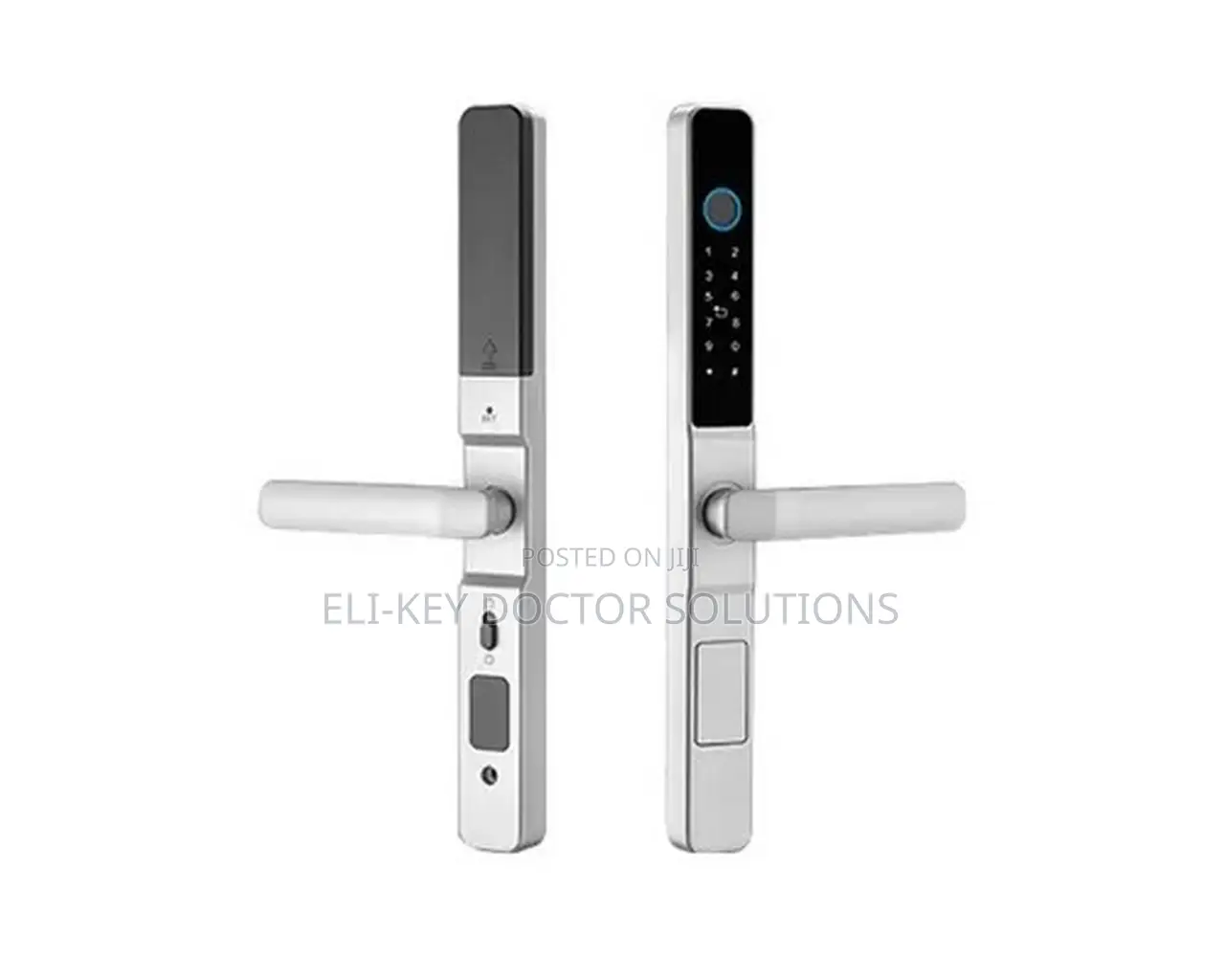 Waterproof Smart Door Lock for Glass Doors, Hotels- Tuya App