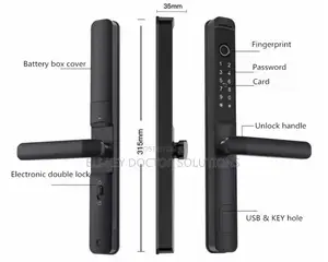 Waterproof Smart Door Lock - Fingerprint, Ttlock App