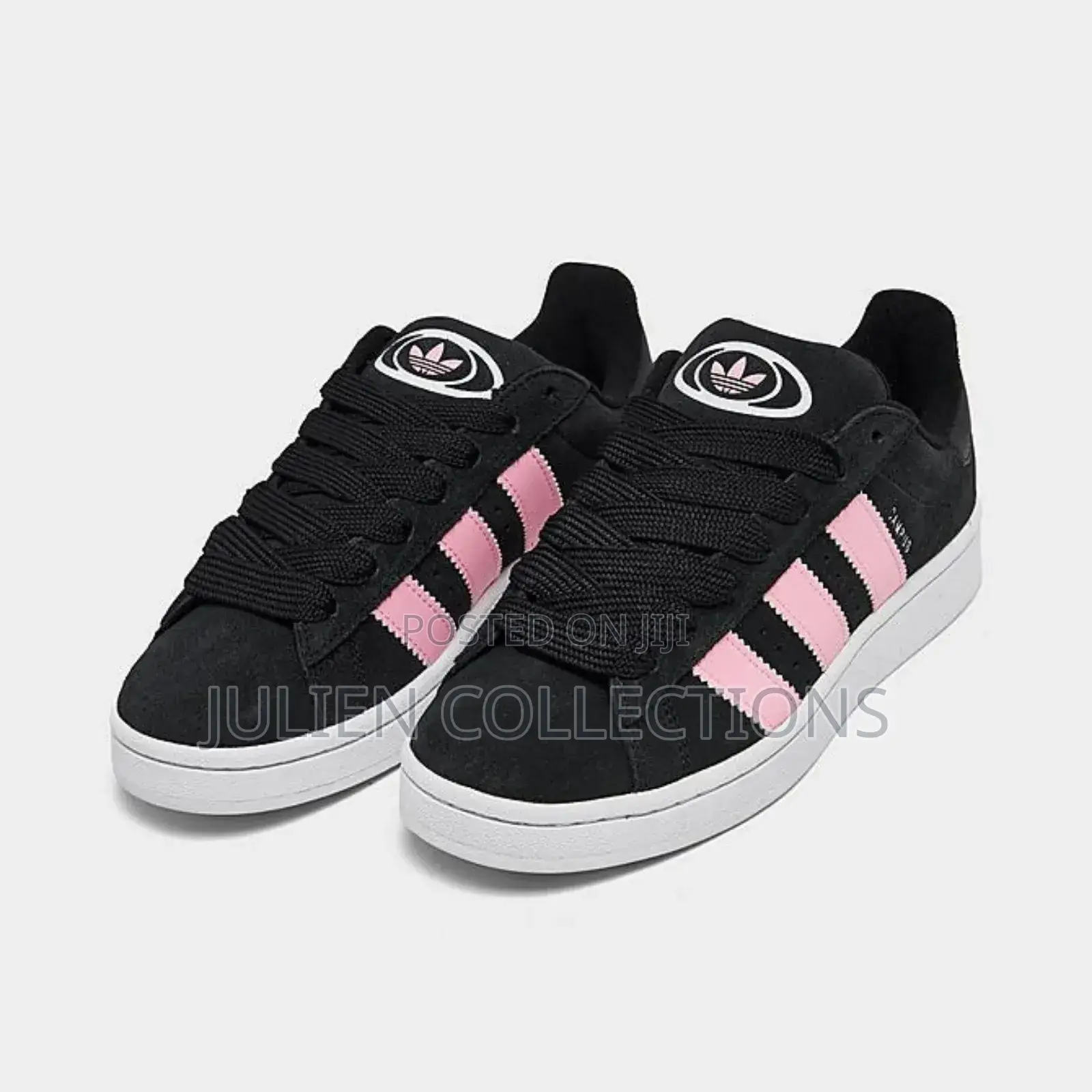 Adidas Campus Ad Black Pink N White