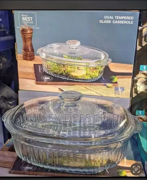 2.8L + 1.8L Glass Bowls