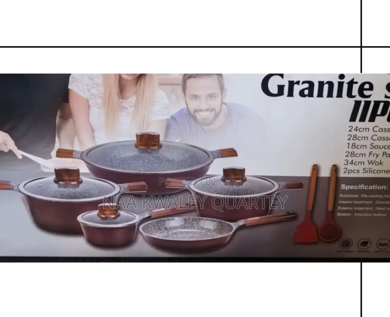 11pcs Lefon Brand Nonstick Cookware Set