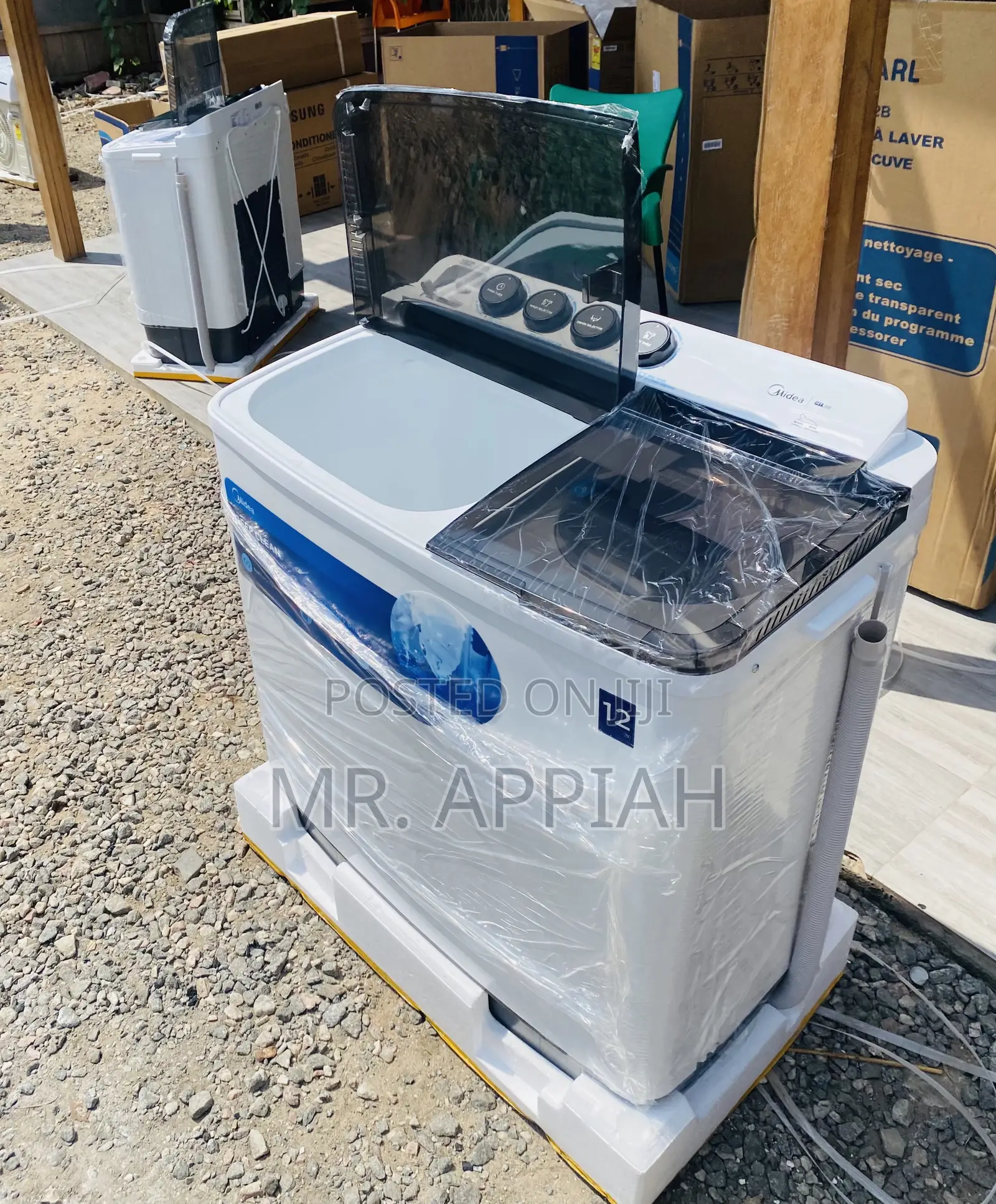 Quality Midea 12kg Semi-Automatic Electric Washing Machine