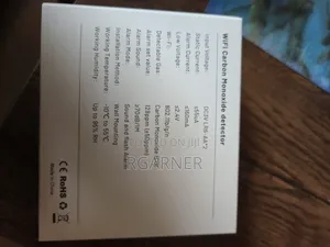 Smart Wifi Carbon Monoxide Detector Fire Alarm Sensor.