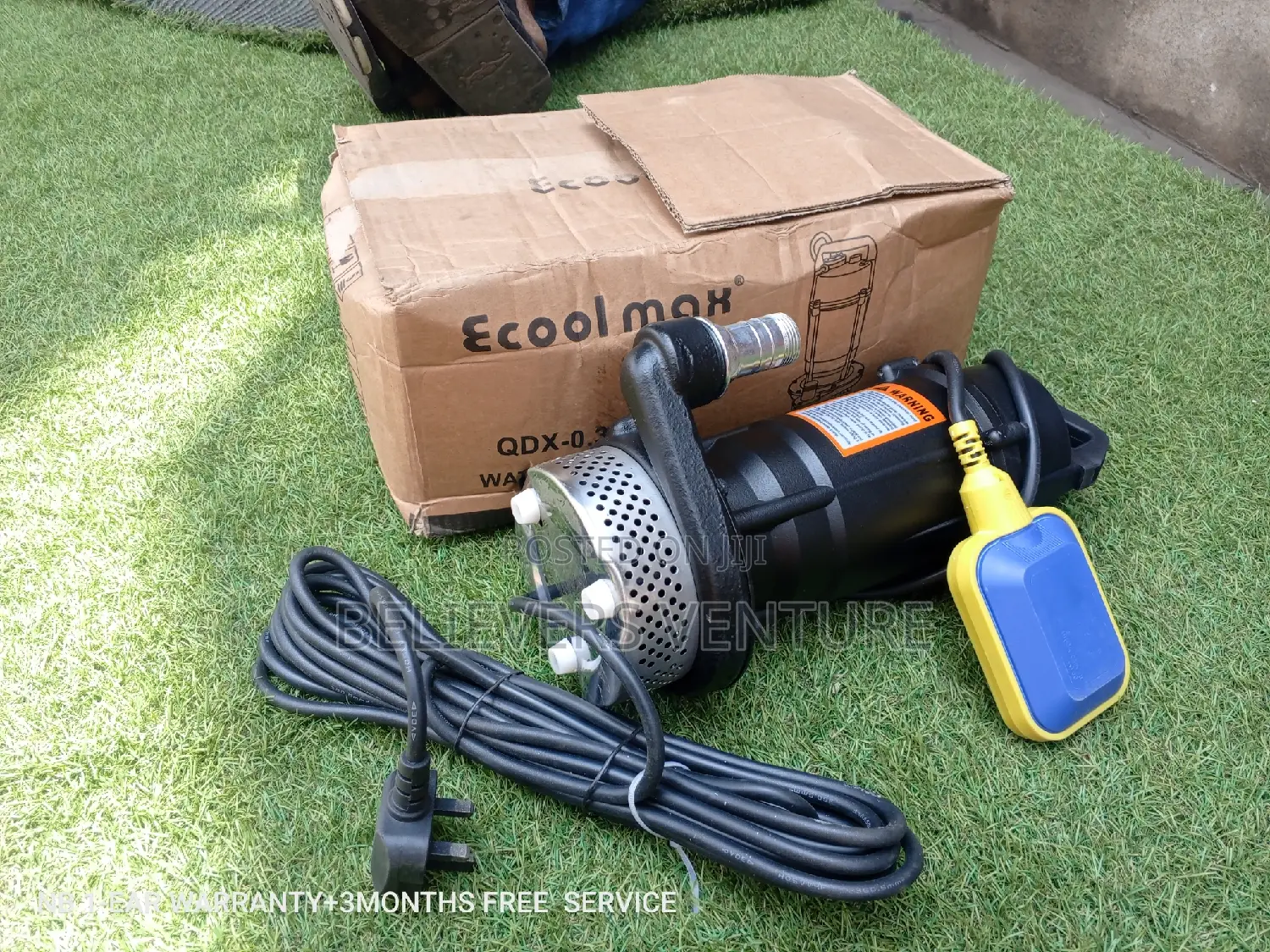 Ecoolmax Water Pump Water Pump 0.5hp +One Year Warranty
