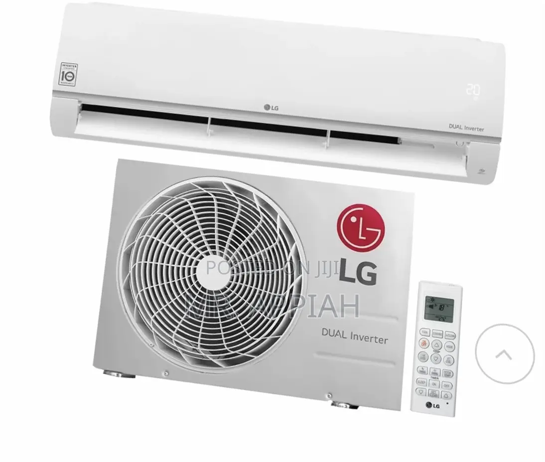 Quality LG S4-Q24k23 2.5hp Dualcool Inverter Ac(White).