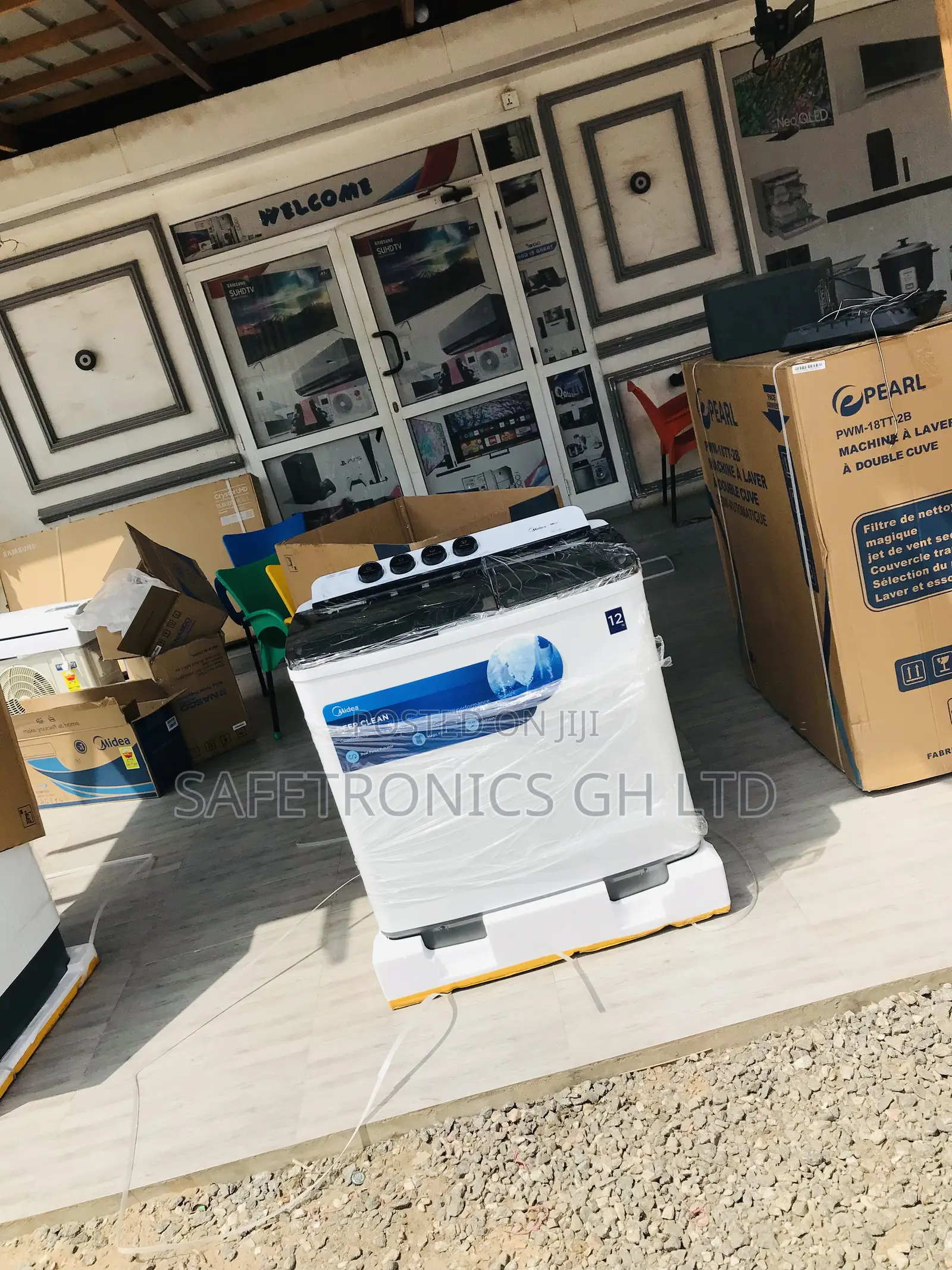 Sealed Midea Semi Automatic 12kg Topload Washer 