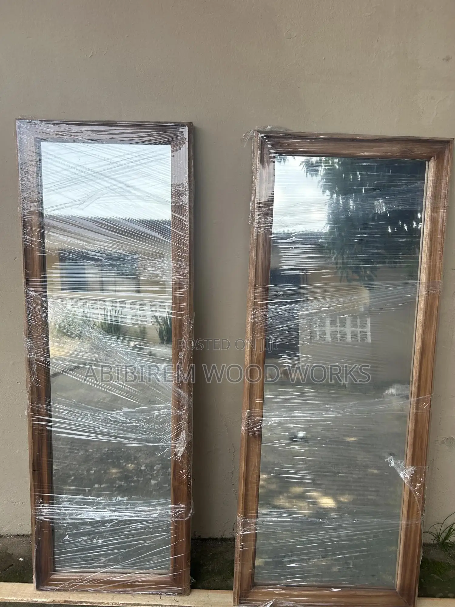 Teak Wood Mirror