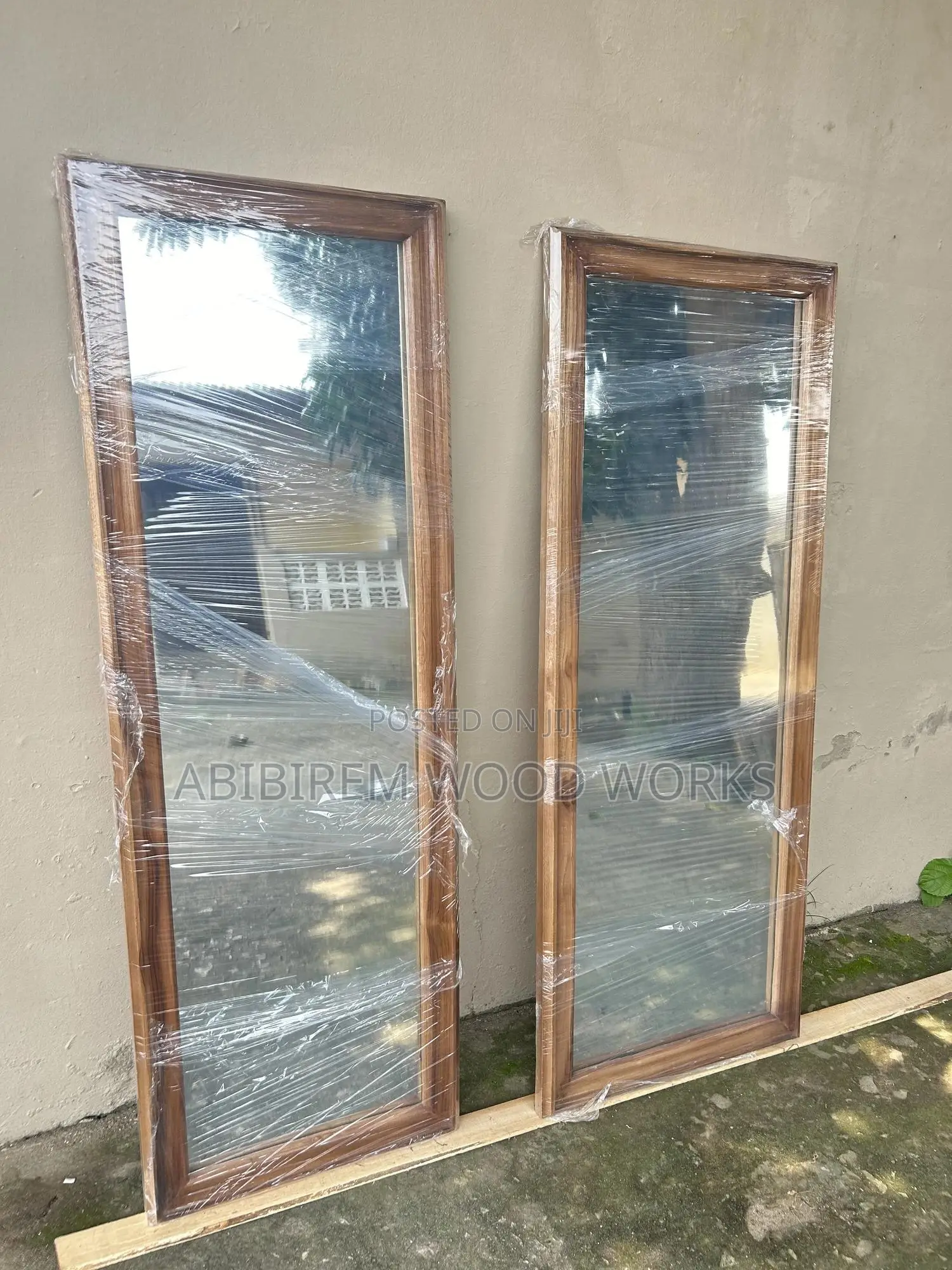 Teak Wood Mirror