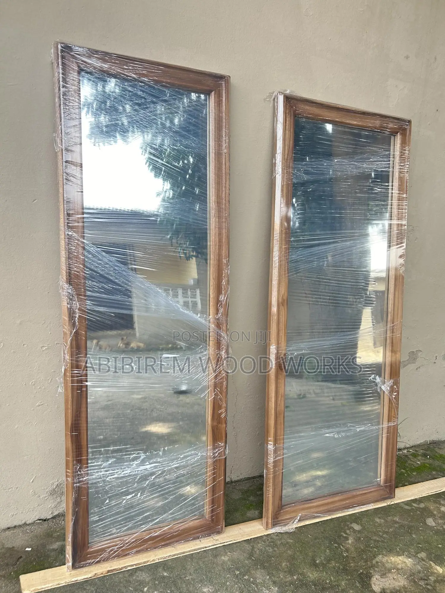 Teak Wood Mirror