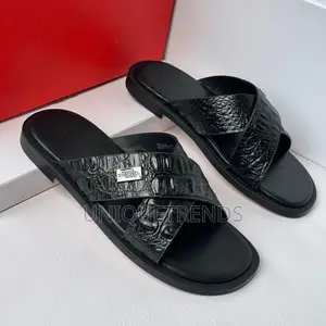 Executive Leather Slippers