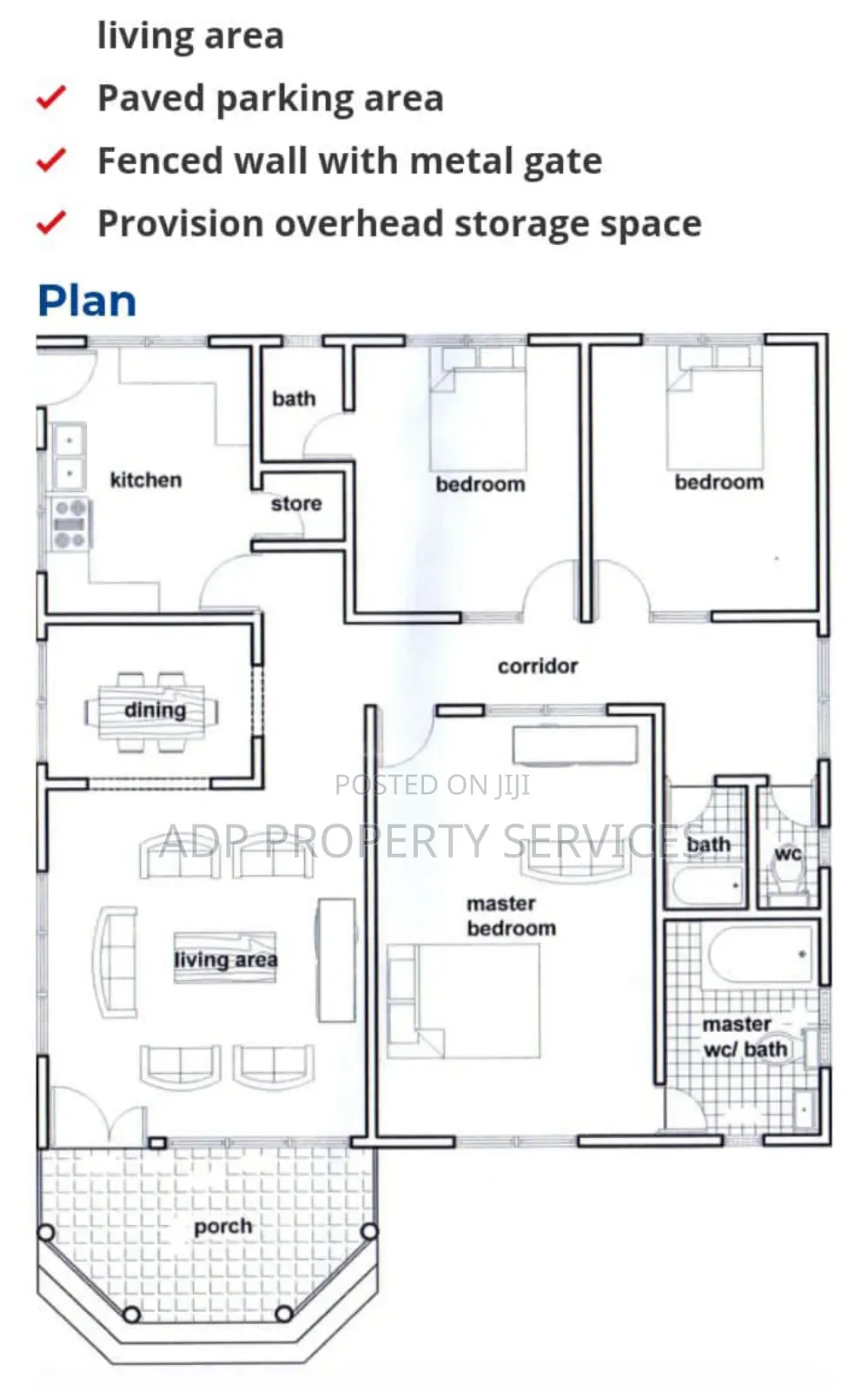 3bdrm Mansion in Koans Estate Pampaso, Accra Metropolitan for sale