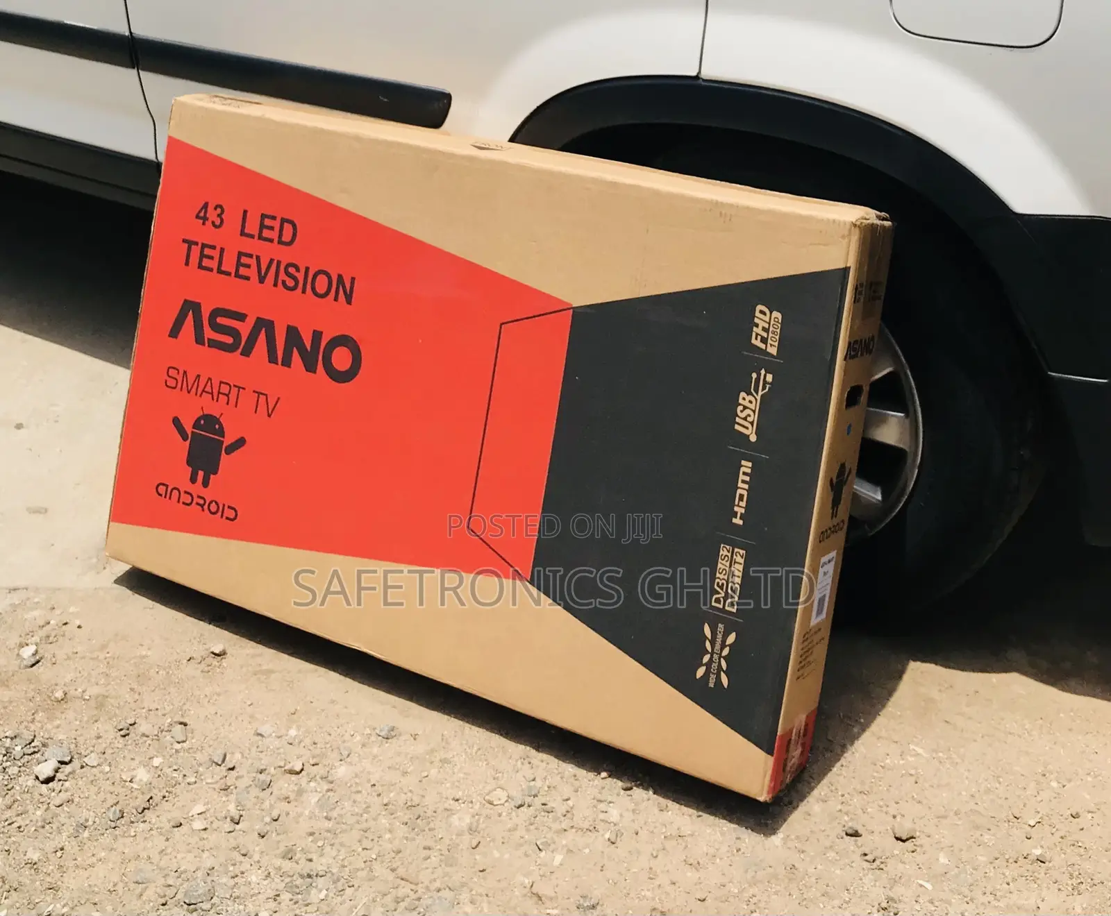 Asano 43 Black TV Smart Full HD Tv