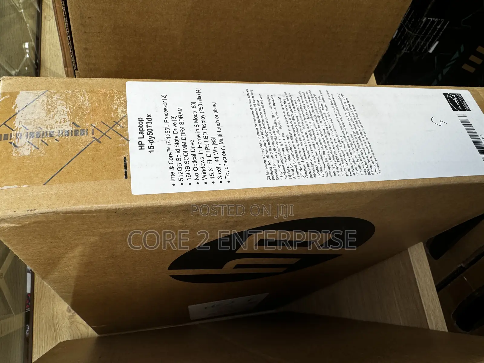 New Laptop HP 15-Dy1032wm 16GB Intel Core I7 SSD 512GB