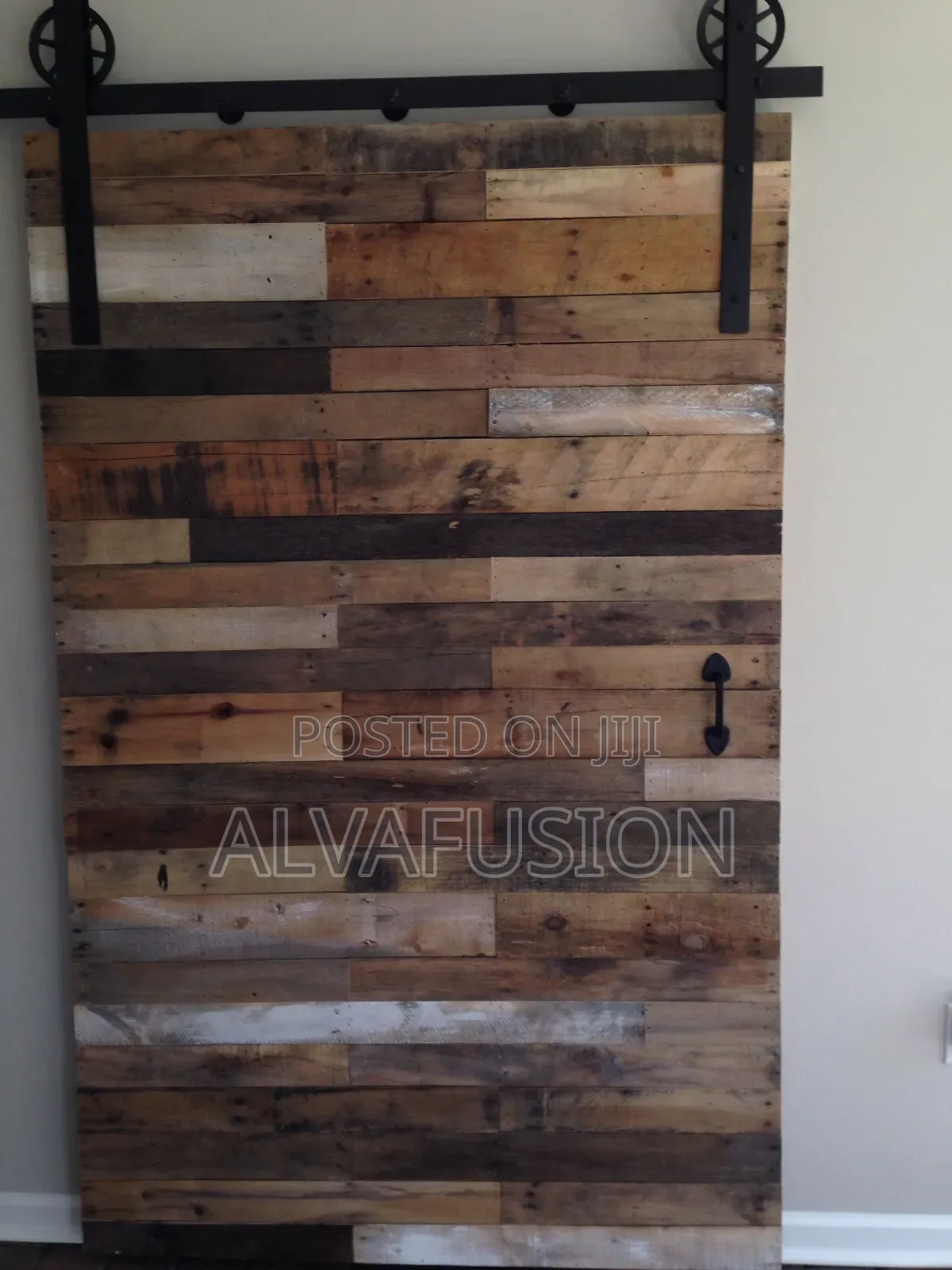 6.6 FT Sliding Barn Door Roller Rail Hardware
