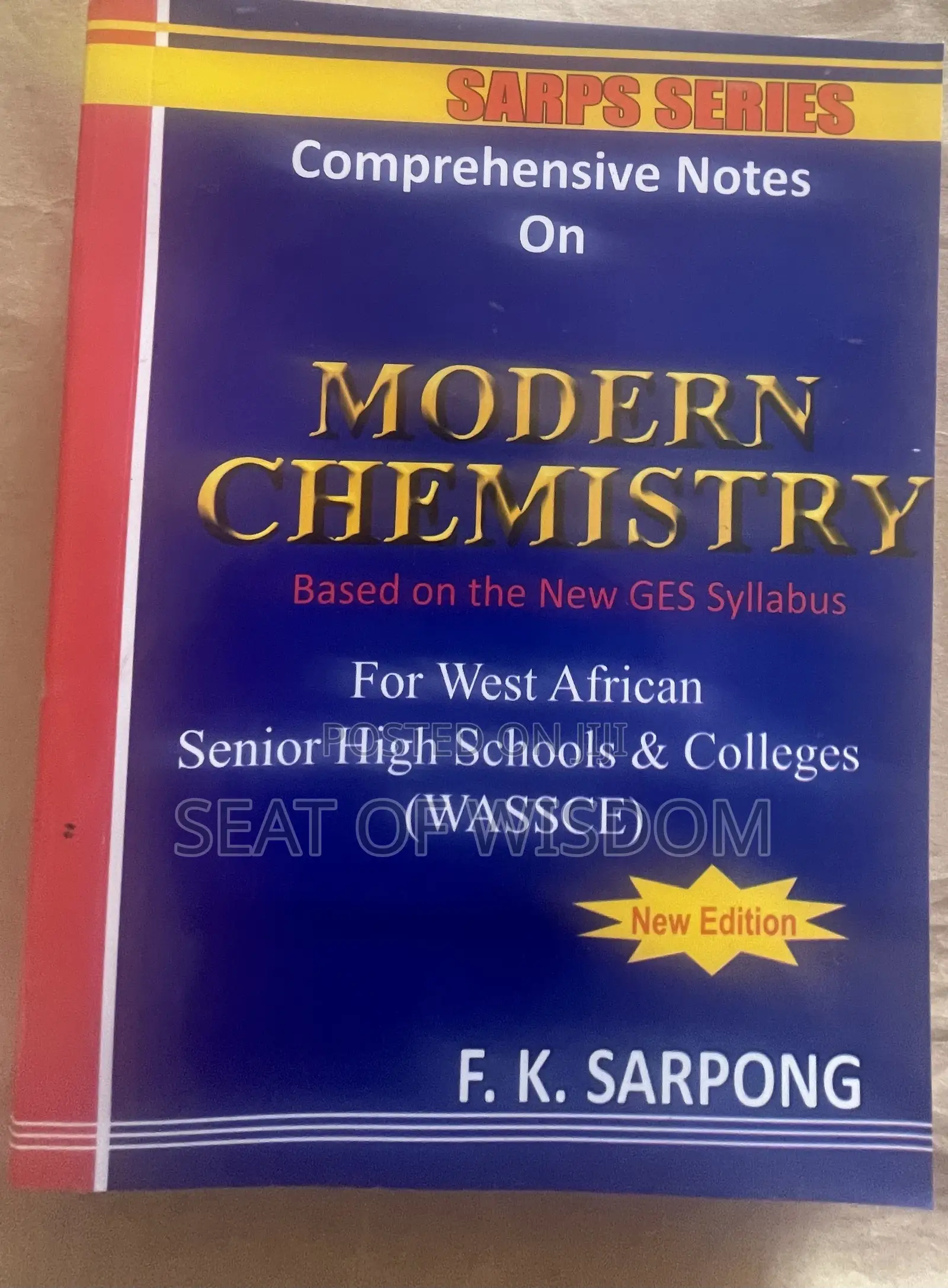 Sarps Series Comprehensive Notes on Modern Chemistry
