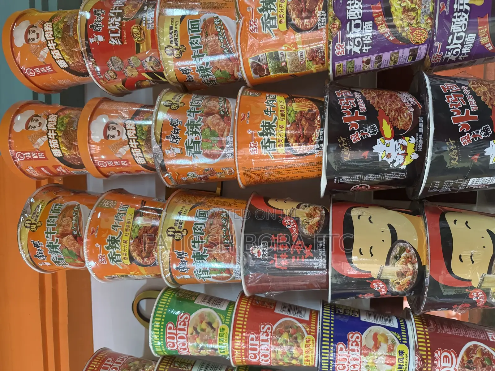 Asian Cup and Sachet Noodles