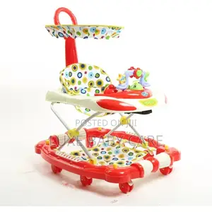4 in 1 Baby Walker, With Removable Footrest, Feeding Tray