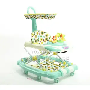 4 in 1 Baby Walker, With Removable Footrest, Feeding Tray