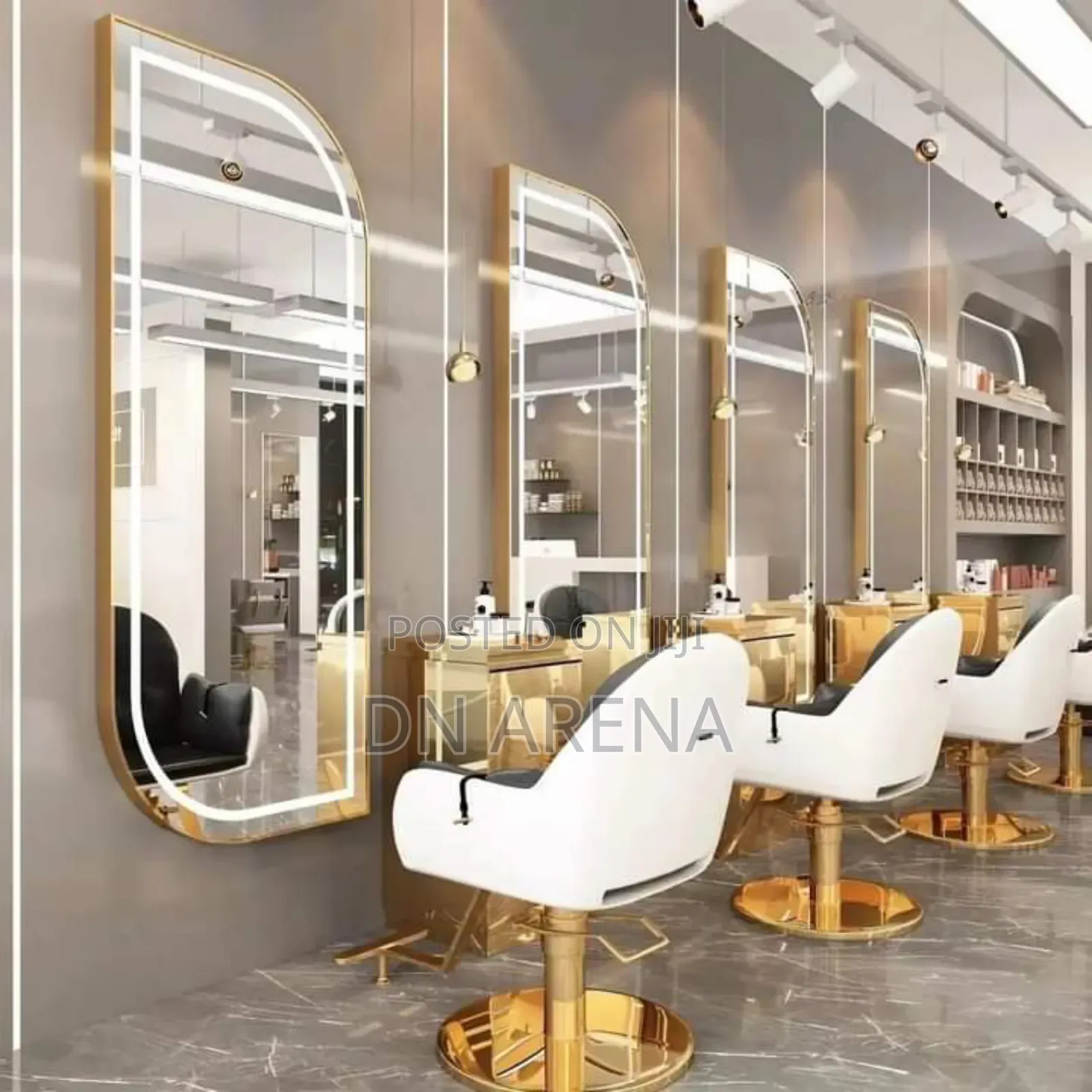 Led Full Body Wall Mount Mirror for Barbering Saloon