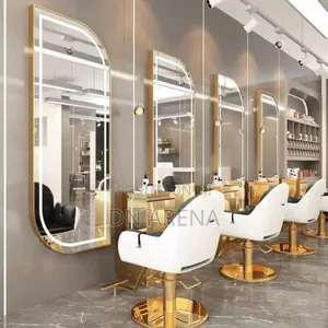 Led Full Body Wall Mount Mirror for Barbering Saloon