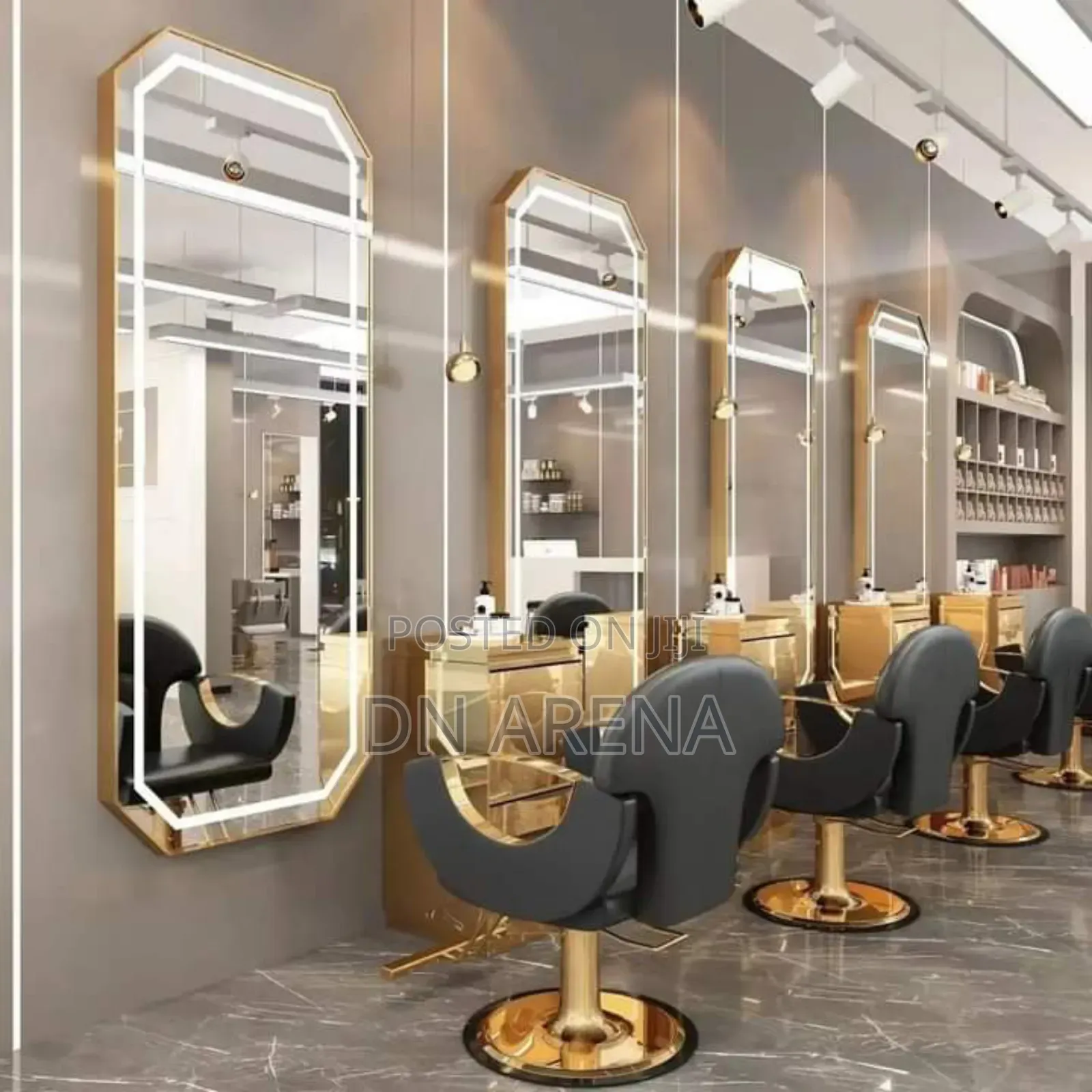 Led Full Body Wall Mount Mirror for Barbering Saloon