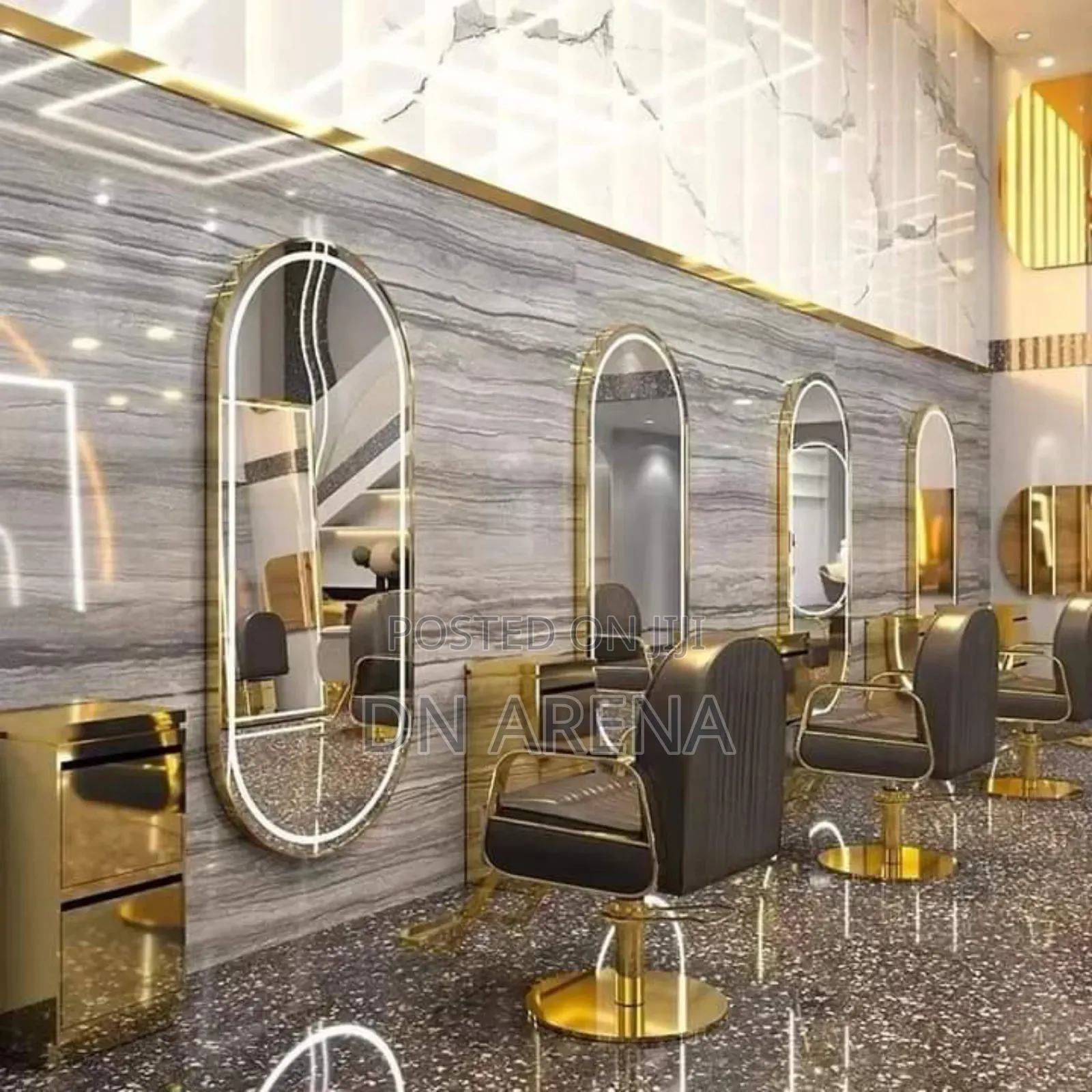 Led Full Body Wall Mount Mirror for Barbering Saloon
