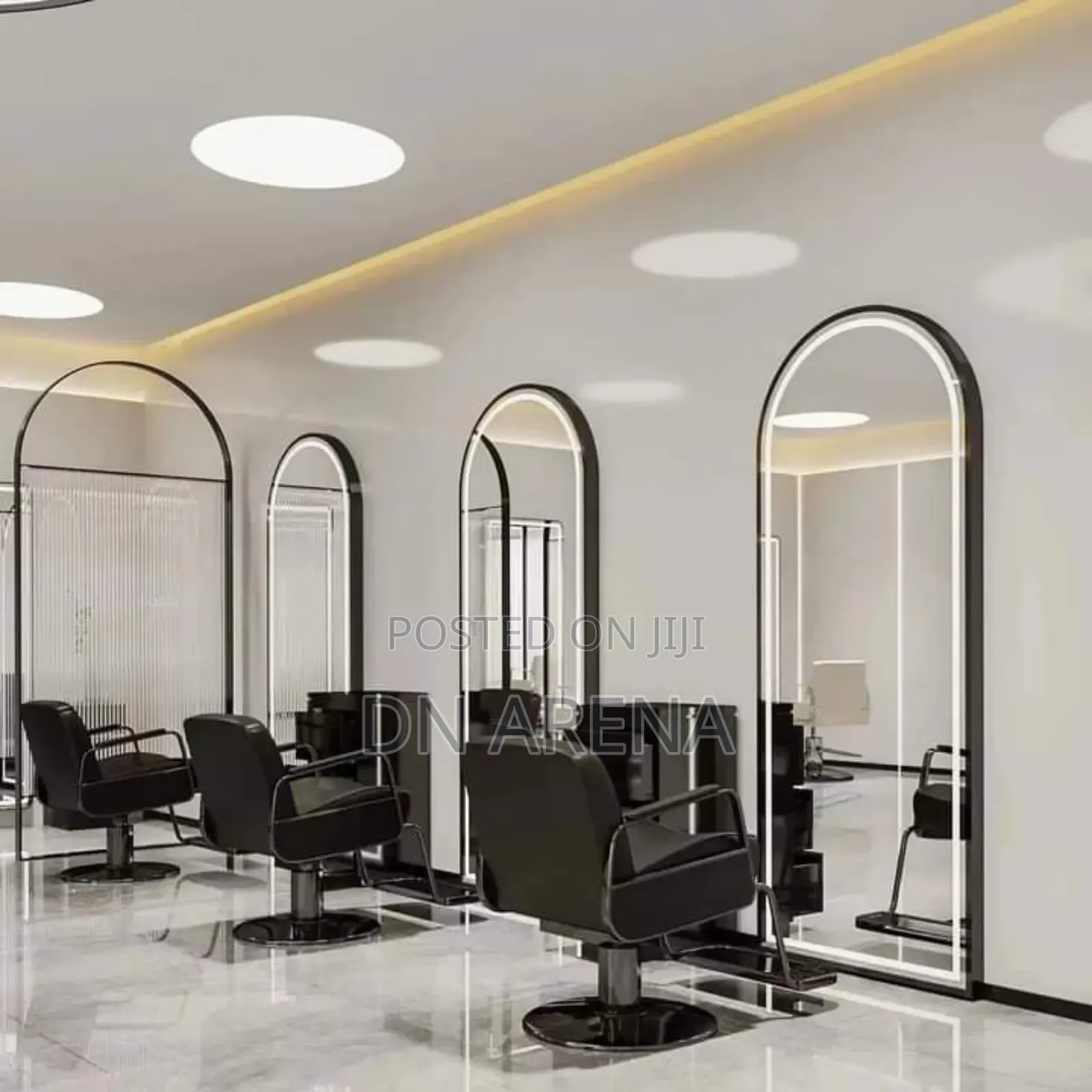 Led Full Body Wall Mount Mirror for Barbering Saloon