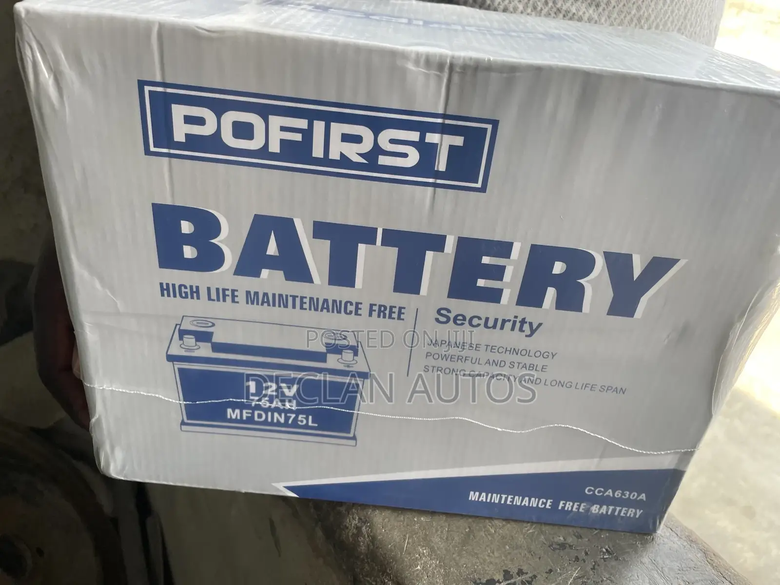 15 Plate Car Battery