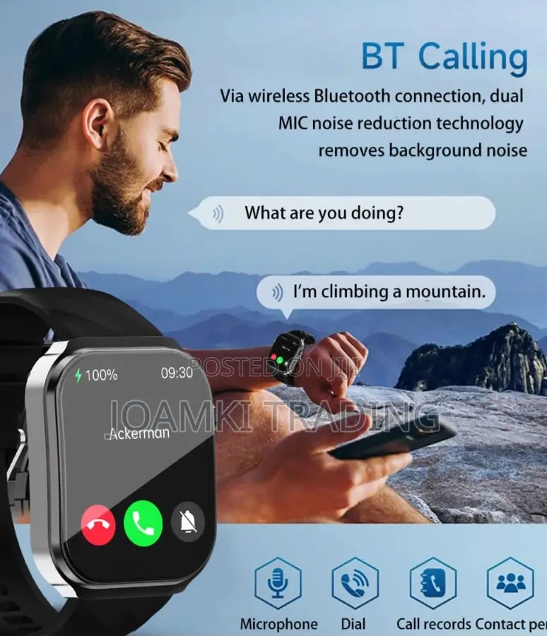 Medical Grade Smart Watch, Bt Call, Health Care, Ios/Android