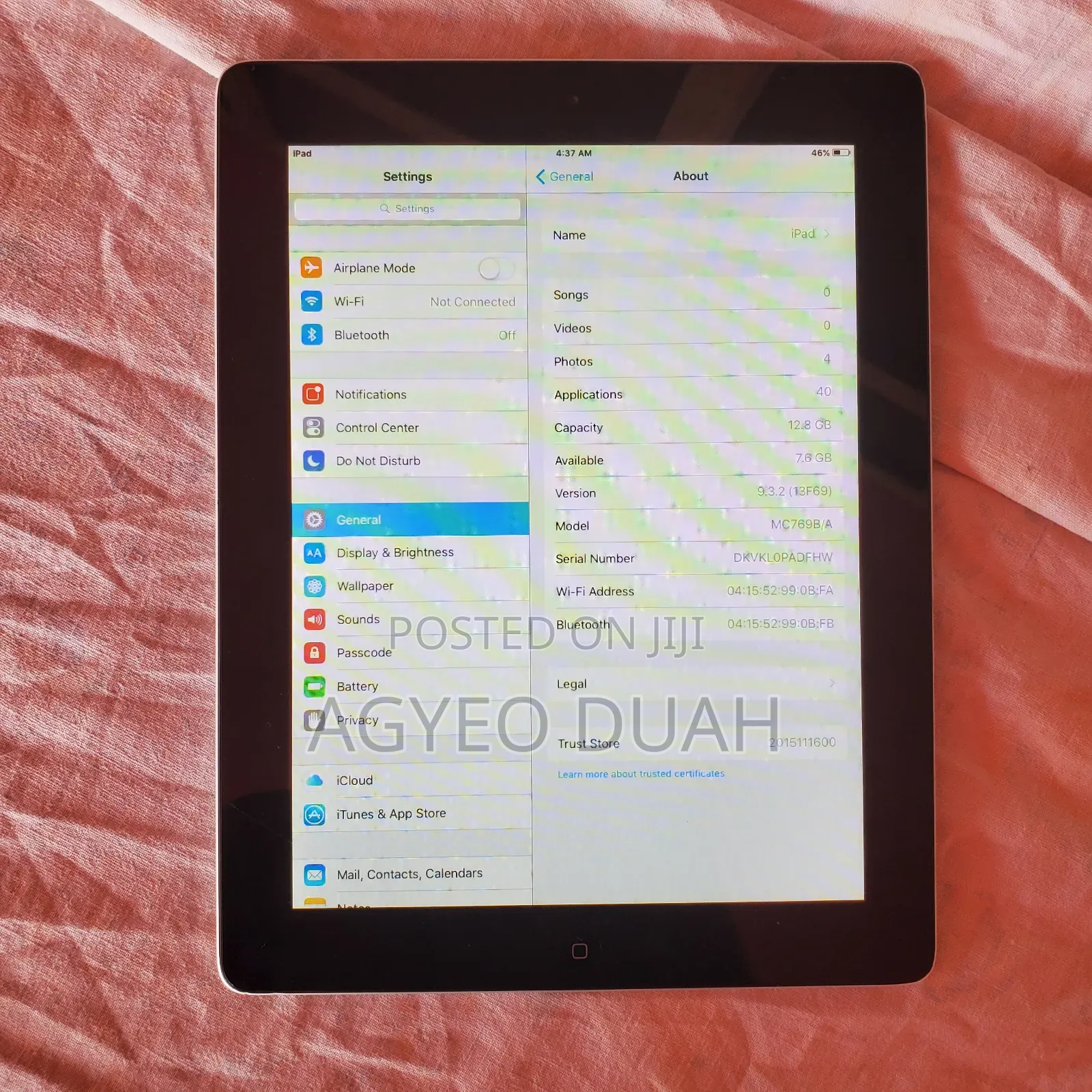 Apple iPad 4 Wi-Fi 16 GB Gray