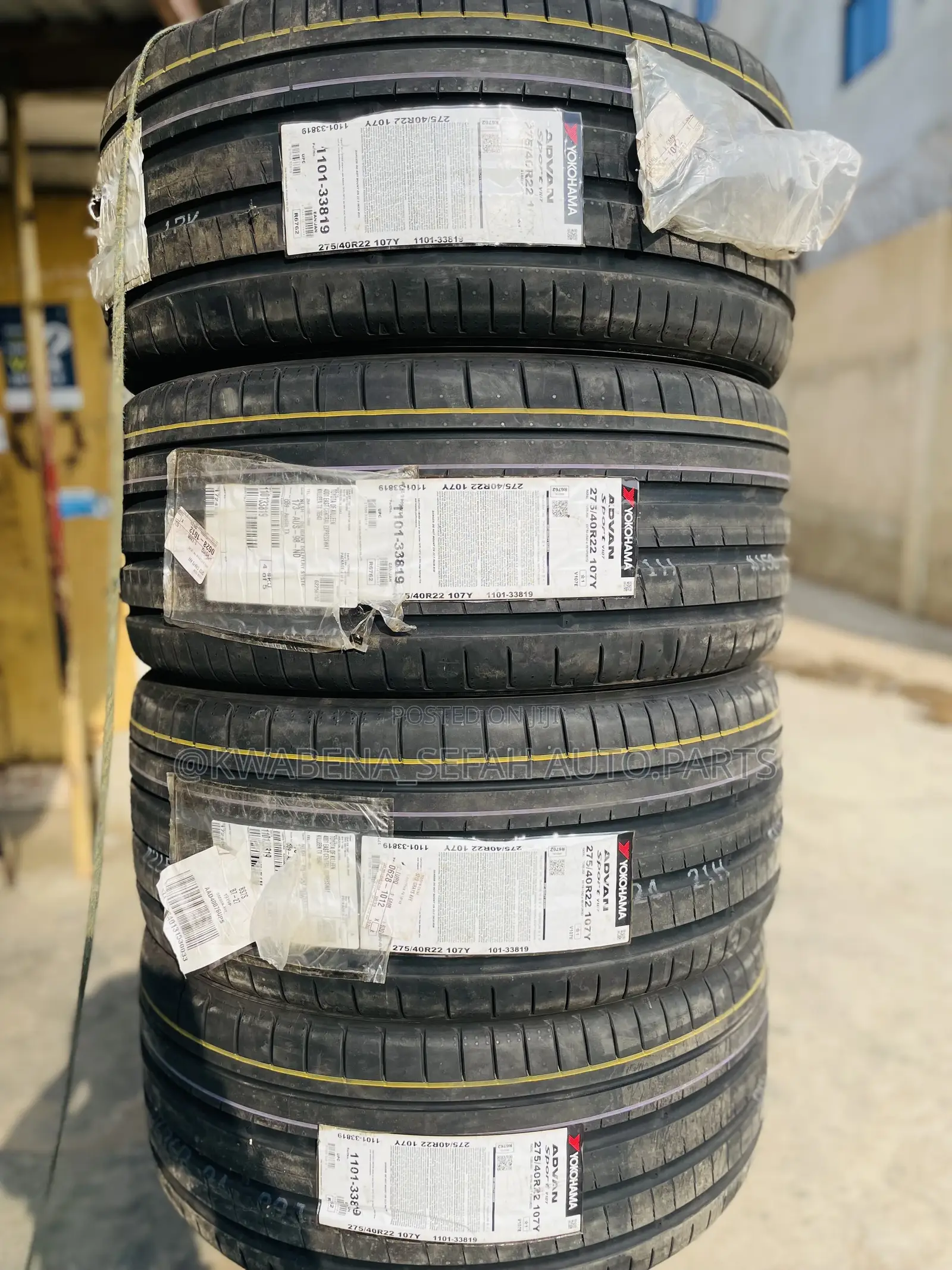 Original Yokohama 275/40r22 Tyres Available for All Cars